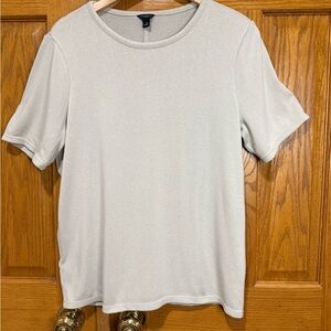 Ann Taylor Short Sleeve Knit Top Size XL